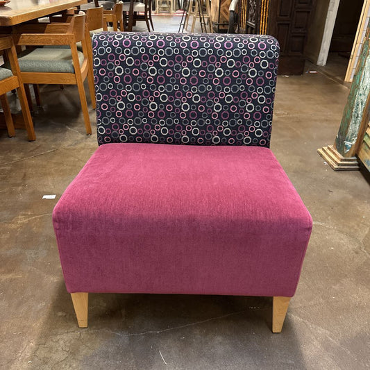 Purple Seat Colorful Slipper Chair