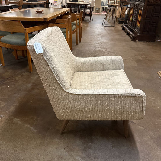 Textured Tapered Leg Accent Chair