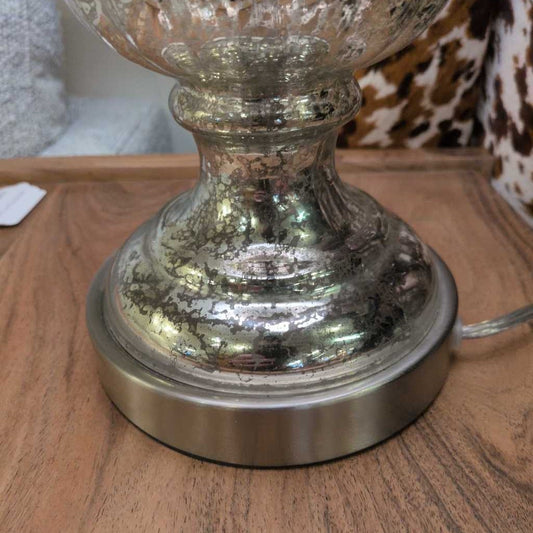 Mercury Glass Style Table Lamp