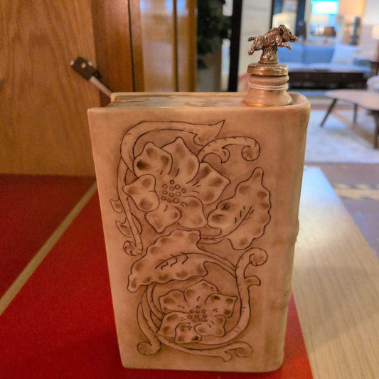 Ceramic Book Flask