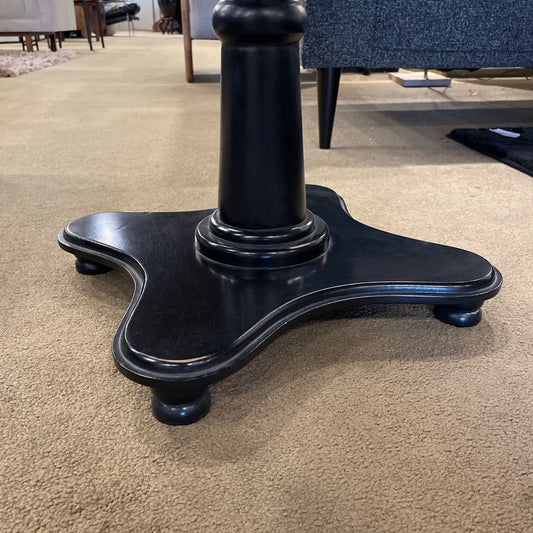 Black Round Side Table C SIDE TABLES