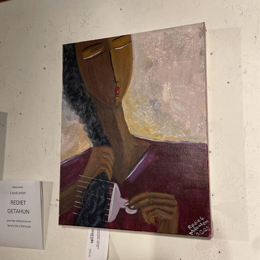 Artist: REDIET GETAHUN - Combing My Curls ART
