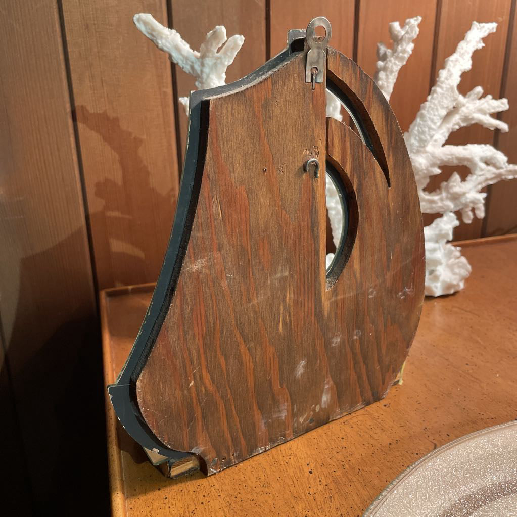 Mirrored Vintage Sailboat Bookend/Shelf SET OF 2 UNIQUE FINDS