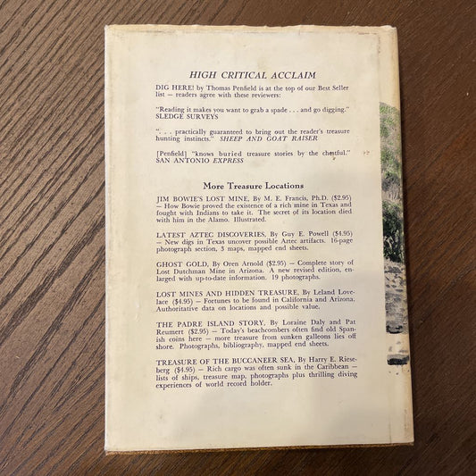 "Dig Here" SW Mining Stories Vintage Book