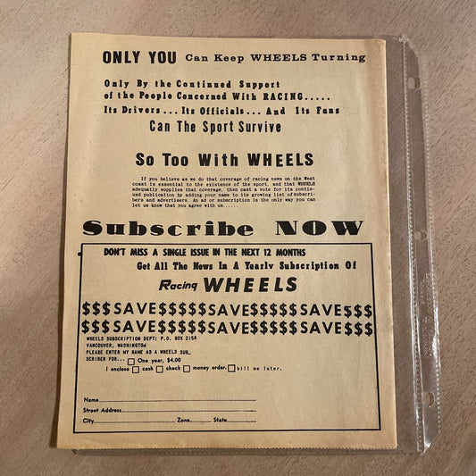 Vintage Racing Wheels Mag UNIQUE FINDS