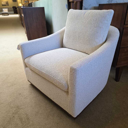 Linen Swivel Chair