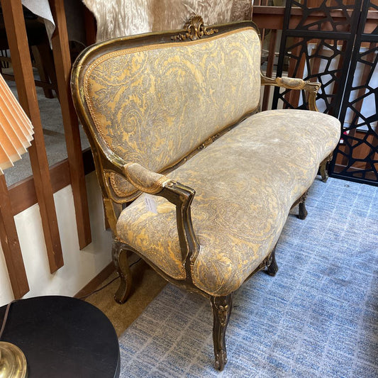 Louis XV Style Ornate Gilded Sofa