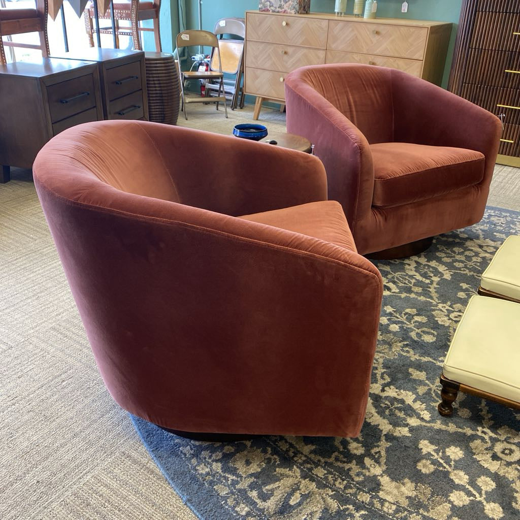 Copper Swivel Chair