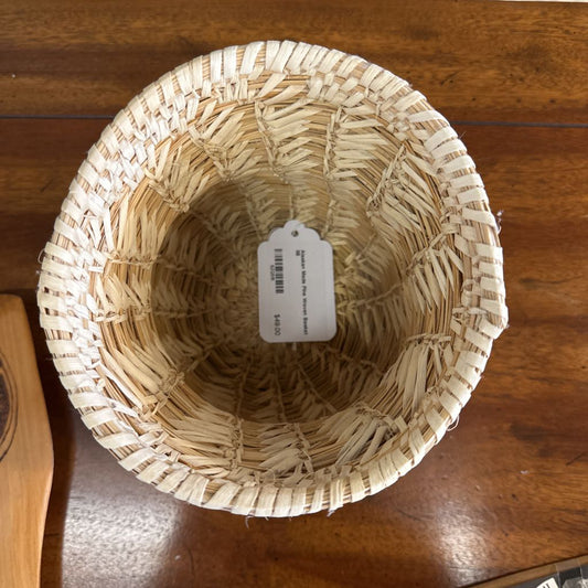 Alaskan Made Pine Woven Basket SMALLS