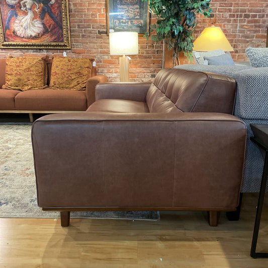 Odense Coffee Leather Sofa
