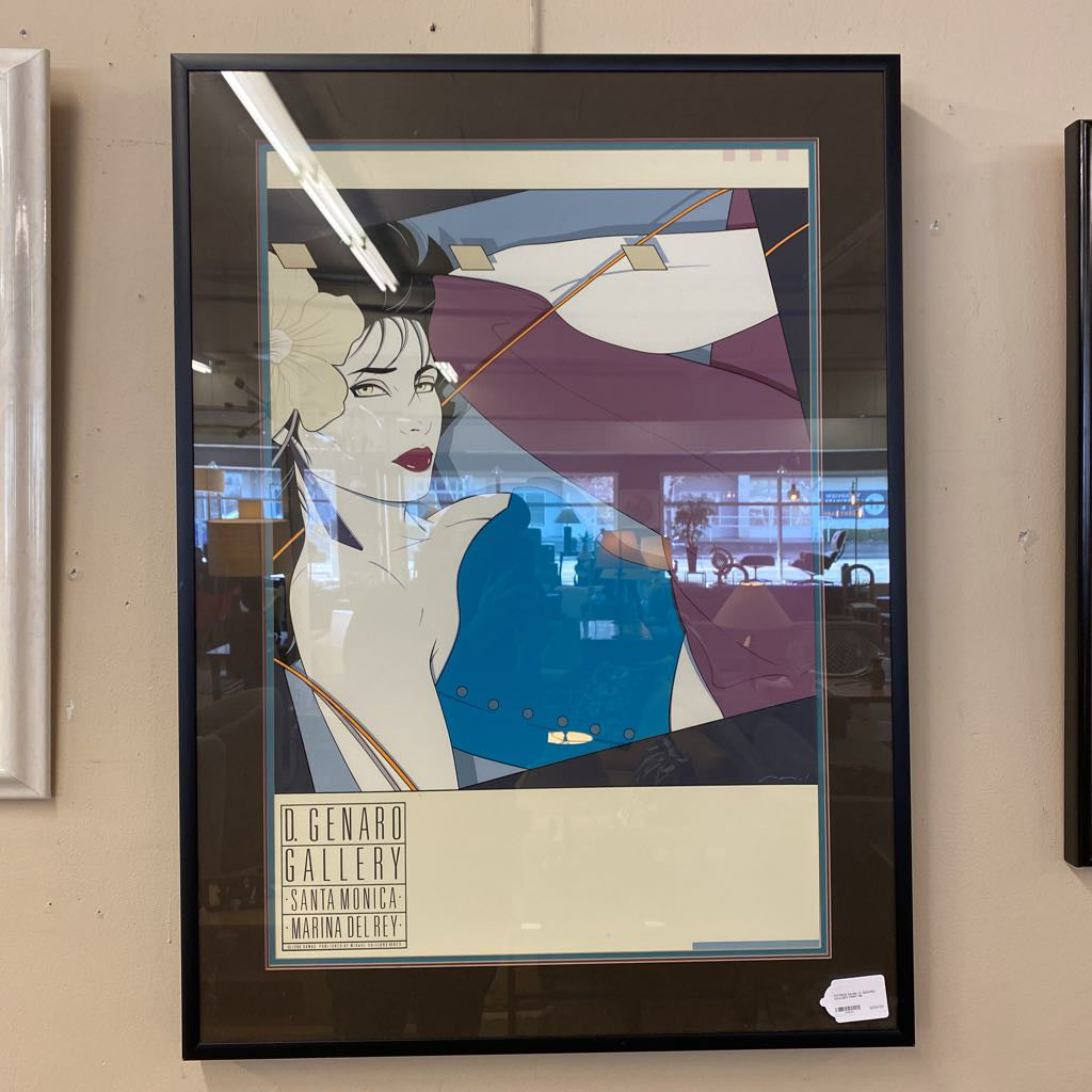 PATRICK NAGEL D. GENARO GALLERY PRINT ART