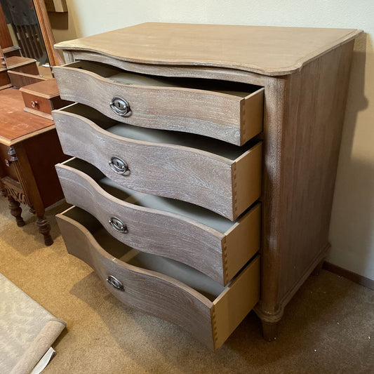 RH Grey French Provincial Chest of Drawers (as is)