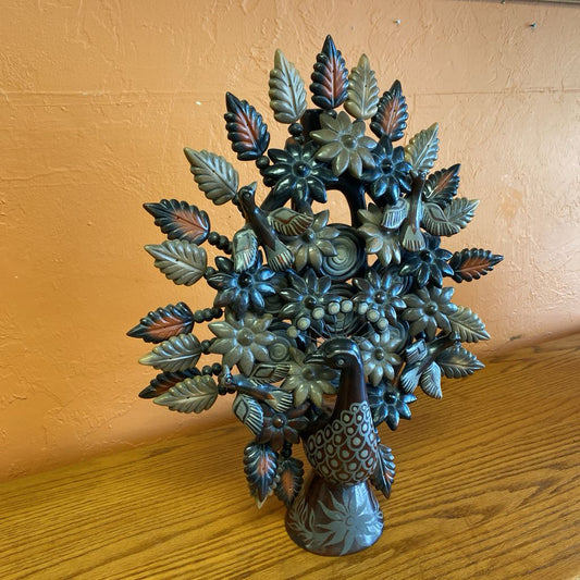 Peacock Tree of Life Candle Holder SMALLS