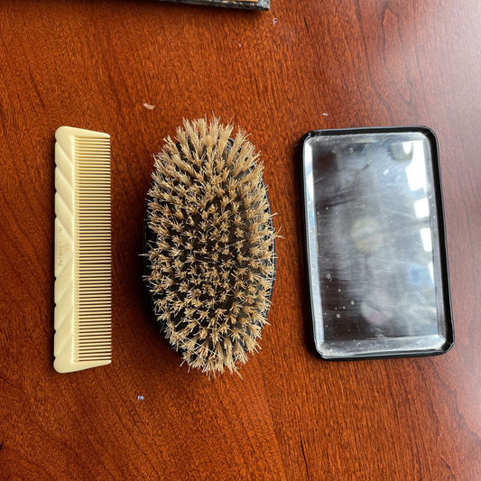Vintage Grooming Kit with Dutch Children Motifs in Box UNIQUE FINDS