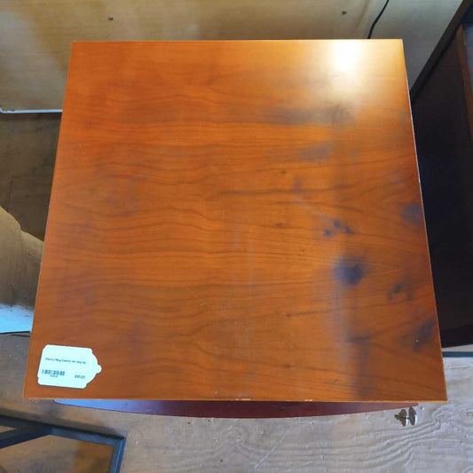 Cherry Filing Cabinet W/ Key