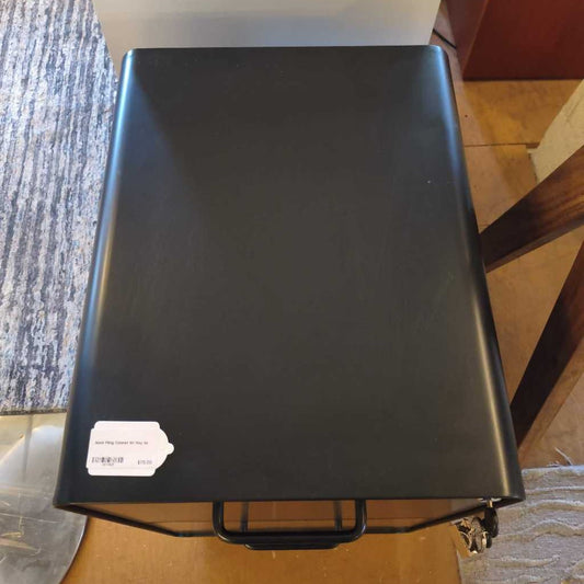 Black Filing Cabinet W/ Key