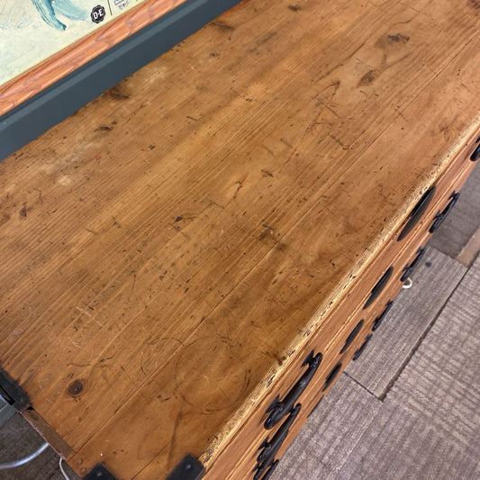 Vintage Two Piece Tansu Chest