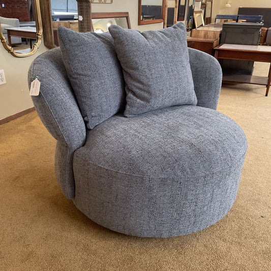 Paron Dusty Blue Accent Chair