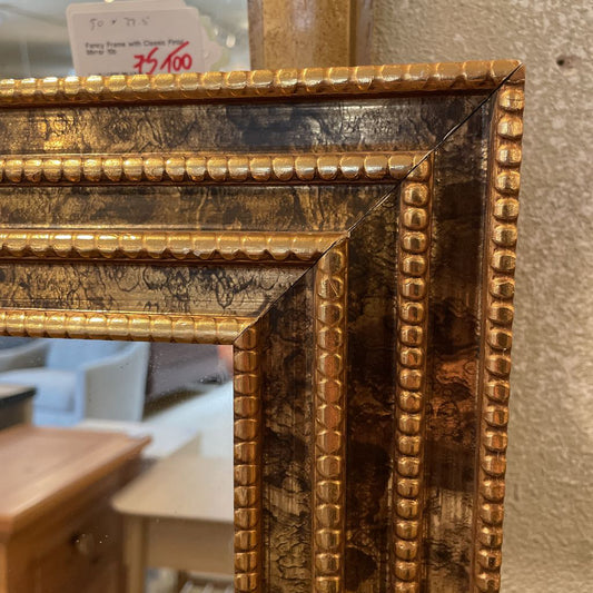 Lg. Gold Frame Mirror