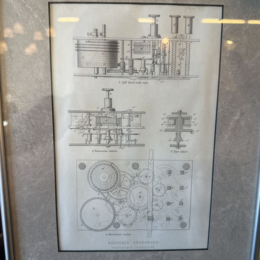 Mechanical Diag. Electric Telegraph ART
