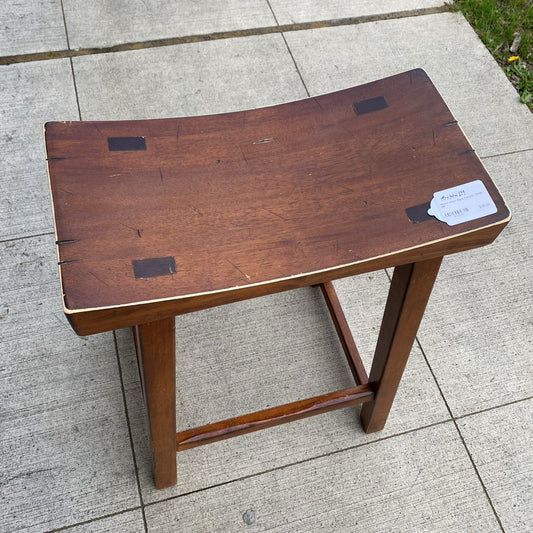 Wood Asian Style Counter Stool