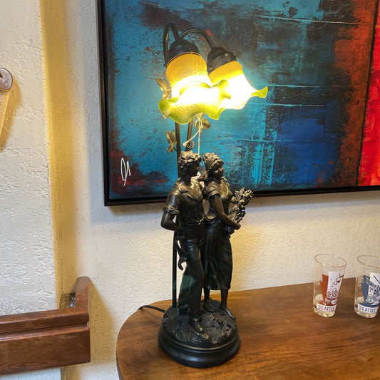 Comego Brand Table Lamp with Lover Couple