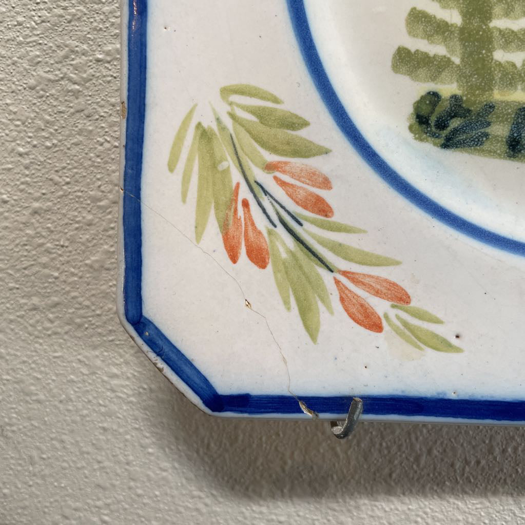Quimper France Decorative Plate