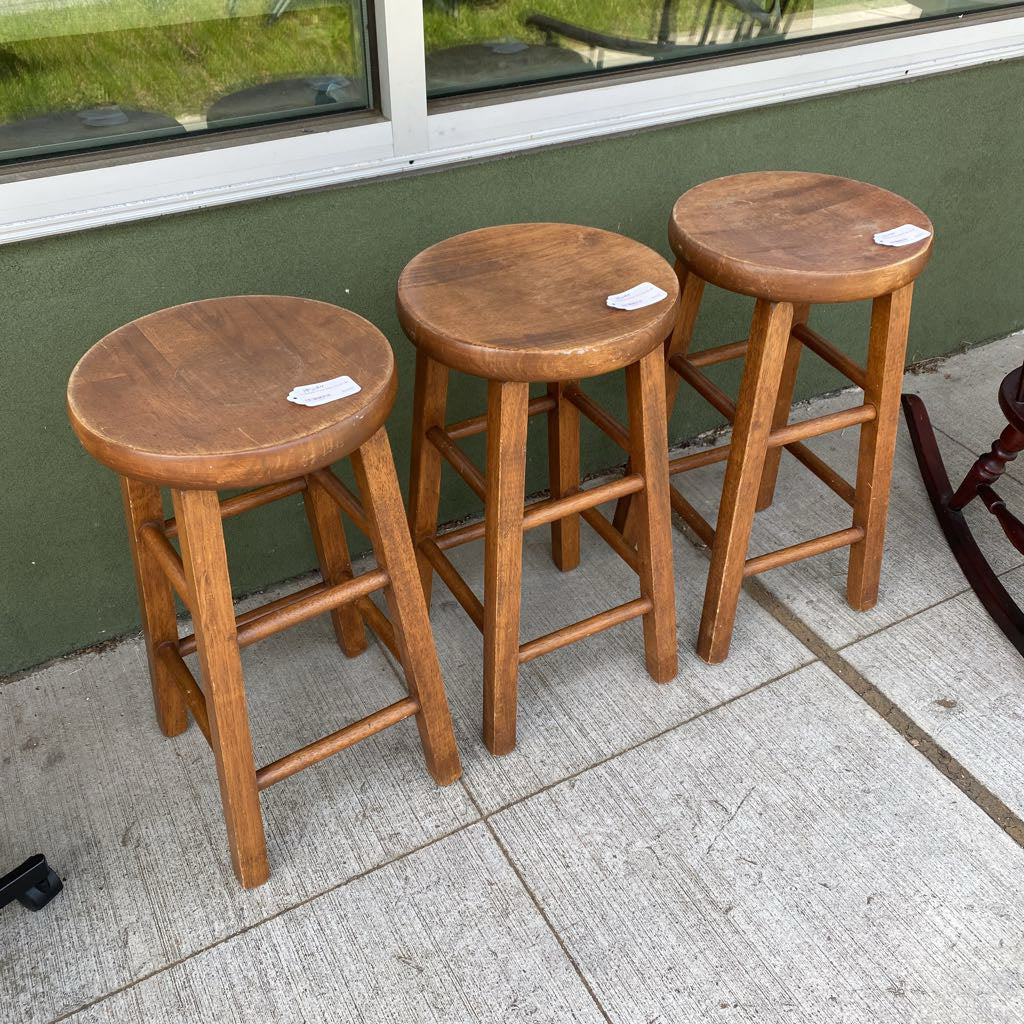 Traditional Wood Stool (AS IS)
