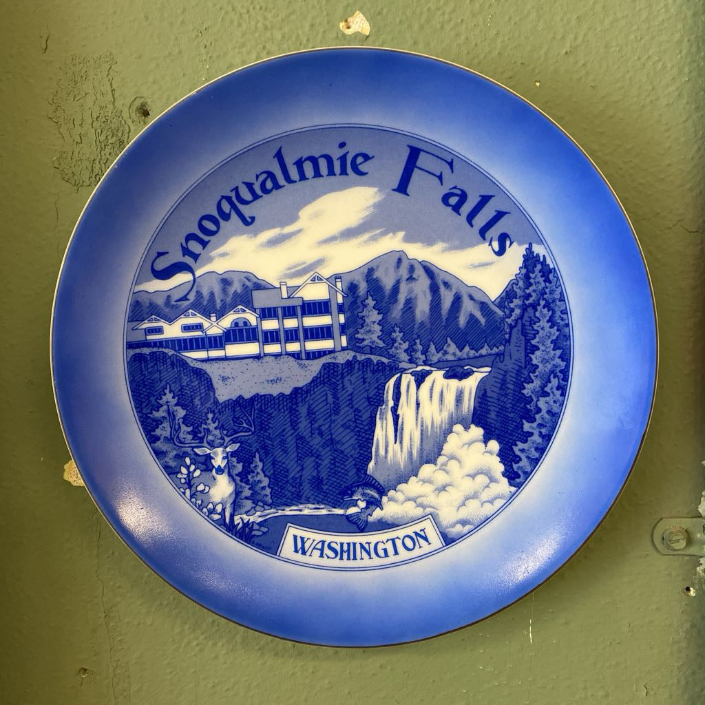 SNOQUALMIE FALLS WA Decorative Hanging DIsh