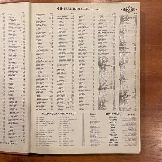 1947 Becken Handbook UNIQUE FINDS