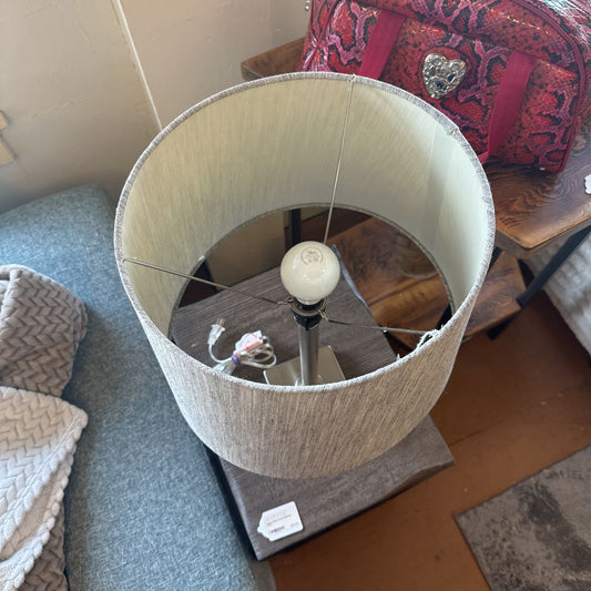 Simple Silver Lamp