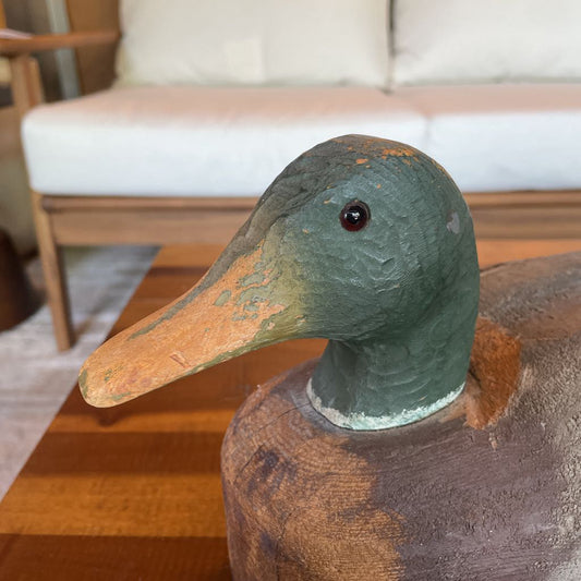 Chesapeake Bay Mallard Duck Decoy UNIQUE FINDS