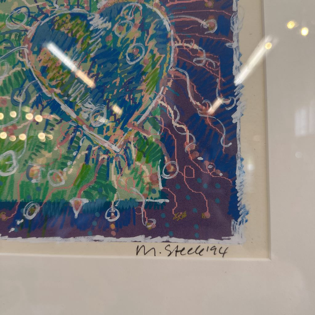 M. Steele Abstract Heart (Original)