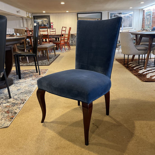 Blue Velvet Dining Chair SET of 2 C DINING CHAIRS
