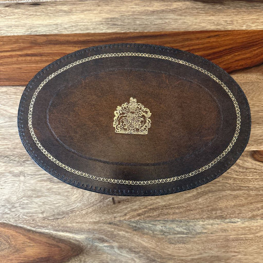 Leather Wrapped Wooden Box SMALLS
