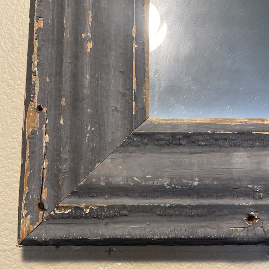 Rustic Blue Wooden Mirror C MIRRORS