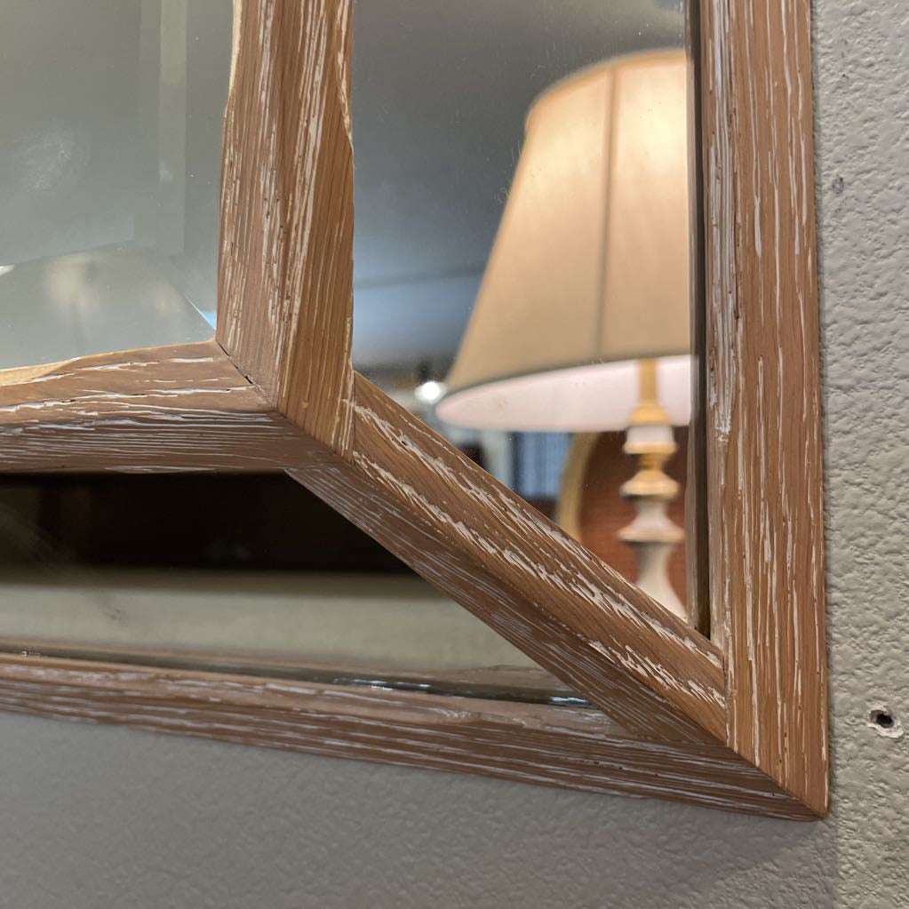 Wooden 3D Paneled Frame Mirror C MIRRORS