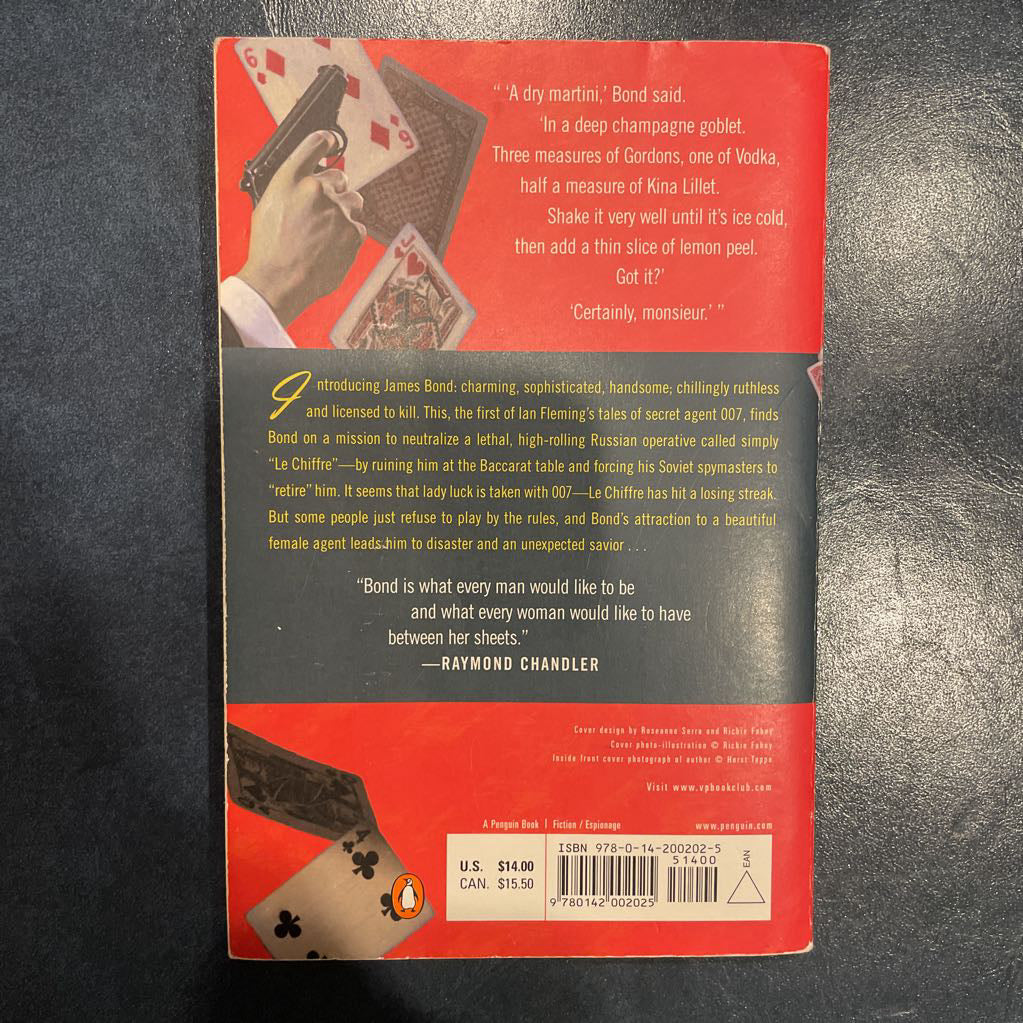 Penguin Books Edition Casino Royale UNIQUE FINDS