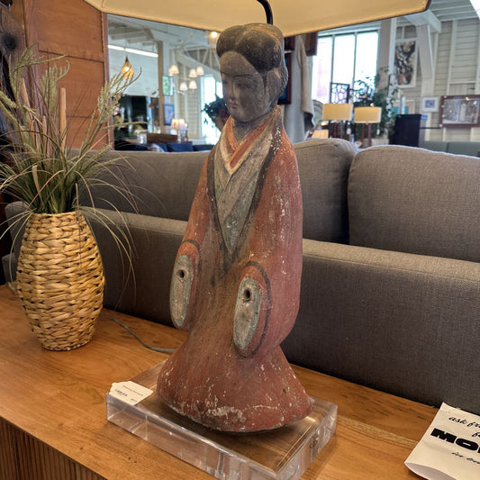 Chinese Pottery Base Lamp LAMPS