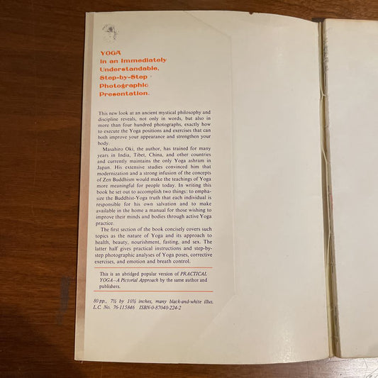 Vintage Practical Yoga Book UNIQUE FINDS