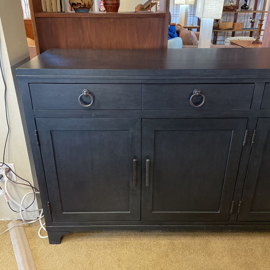 Ebony Lexington Newport Bayside 4 Door Credenza C CABINETS