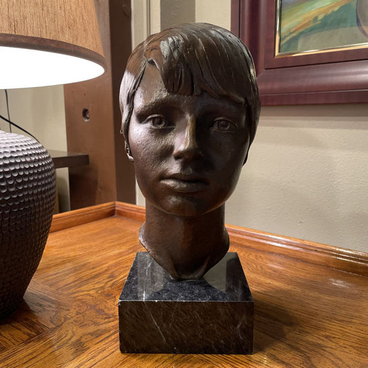 Cast Bronze Head of Althea UNIQUE FINDS