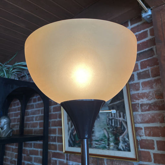 Brown Acrylic Floor Lamp