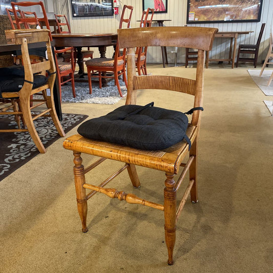 150 Year old Ladder Back Cane Seat Dining Chair Set of 4 C DINING CHAIRS