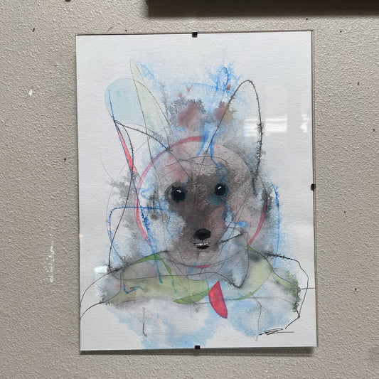 Original "Soulful Stare" Watercolor ART