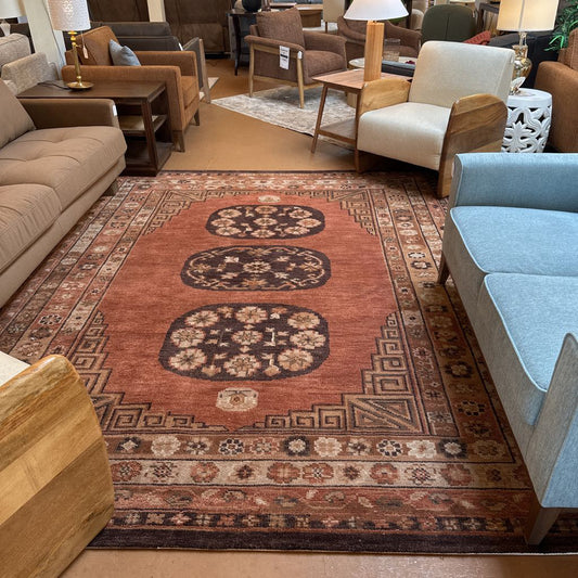 8 x 10 Burnt Sienna Rejuvenation Wool Rug RUGS