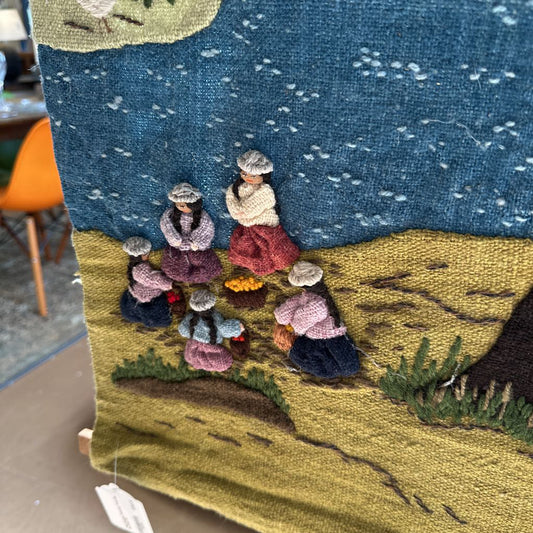 Wall Hanging Tapestry Trees By the River ART
