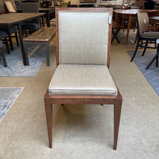 Swaim Green/Gray Upholstered Wood Frame Dining Chair C DINING CHAIRS