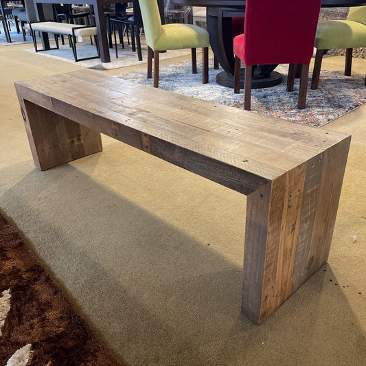 Rustic Wooden Dining Bench C DINING BENCHES