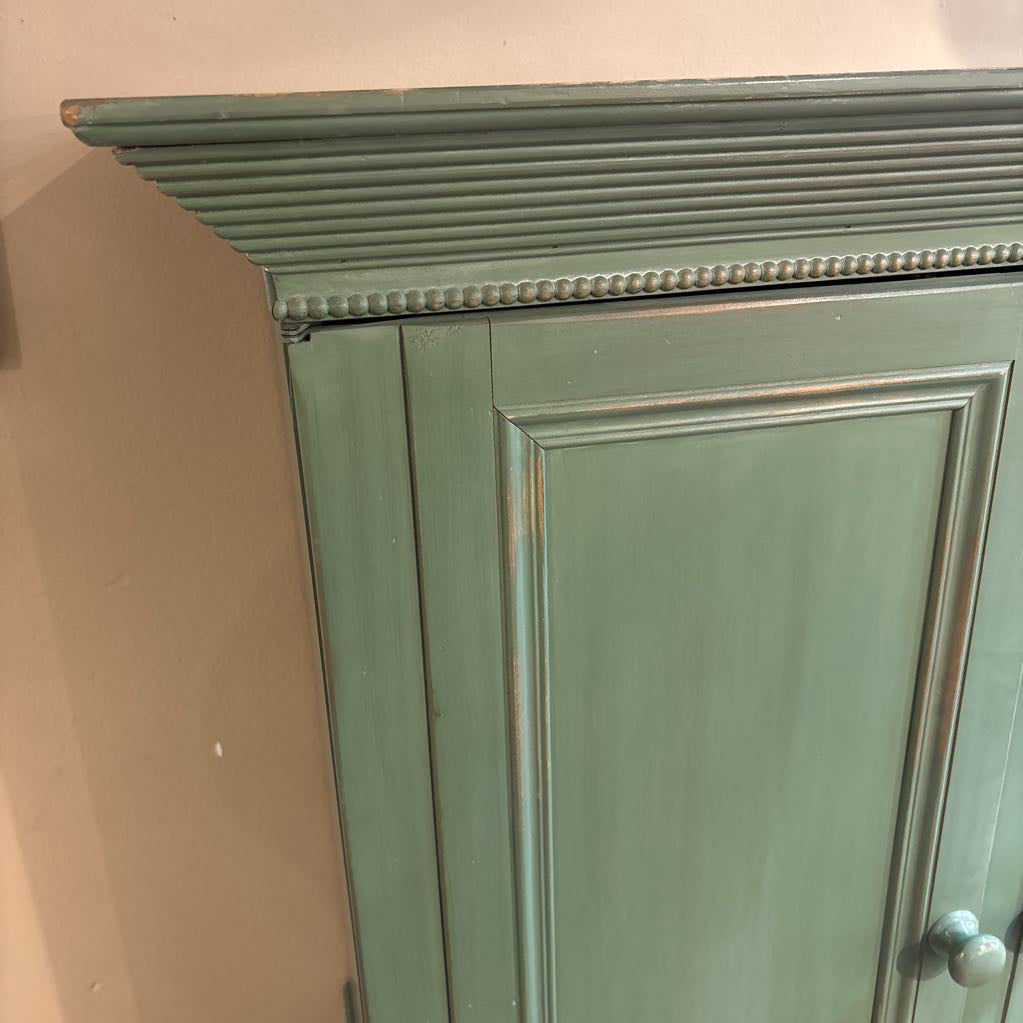 Lexington Green Stressed Wood Armoir C CABINETS
